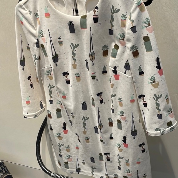 New Ted Baker Giley Cactus Print Shift Dress - Picture 5 of 9